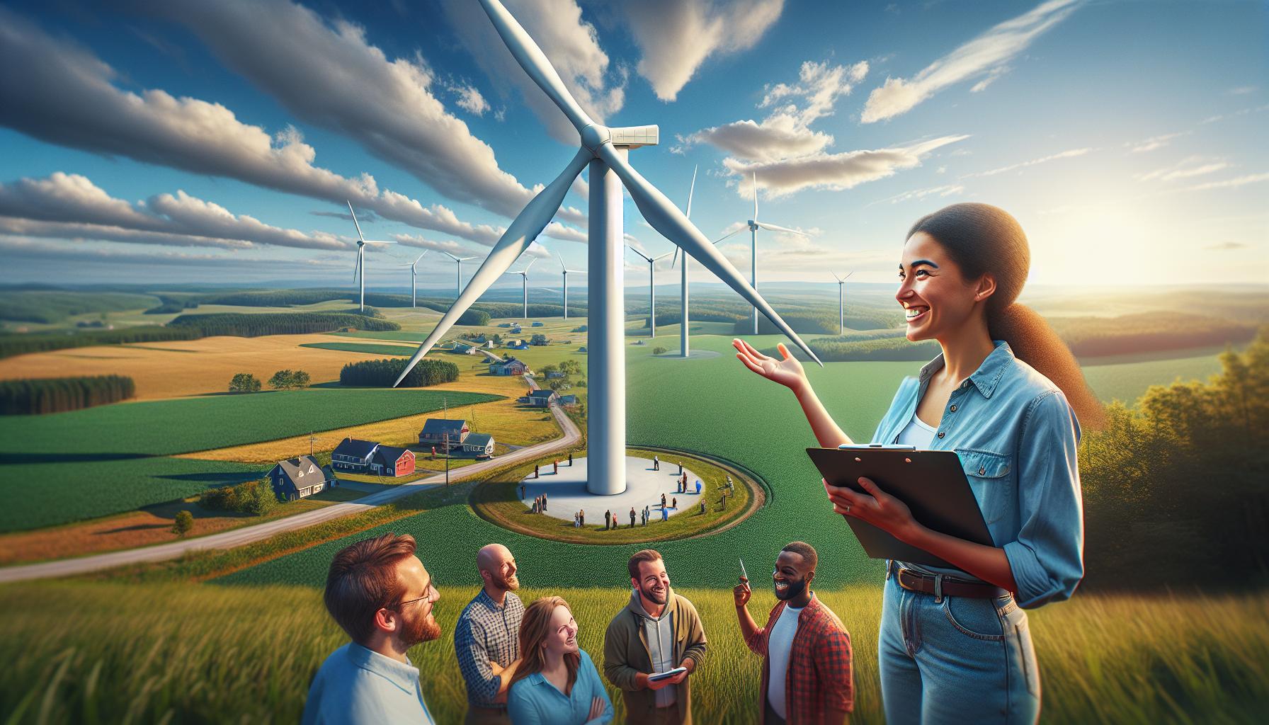 how many houses can a wind turbine power